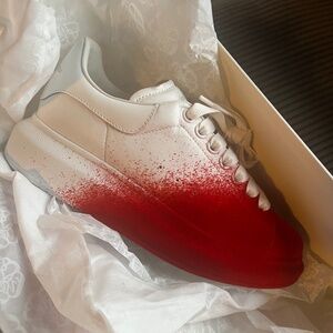 Alexander McQueen CHUNKY SPRAY PAINT SNEAKERS size 37